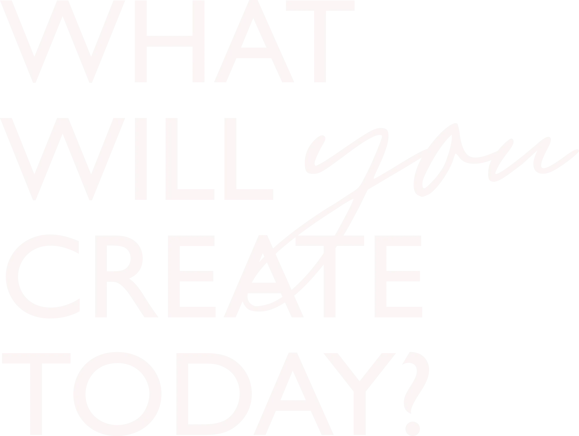 What Will You Create Today?